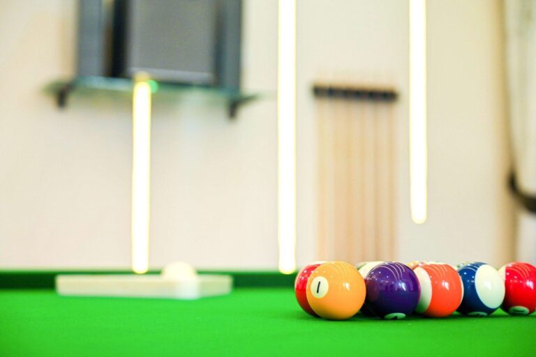 Snooker Table in Farm House