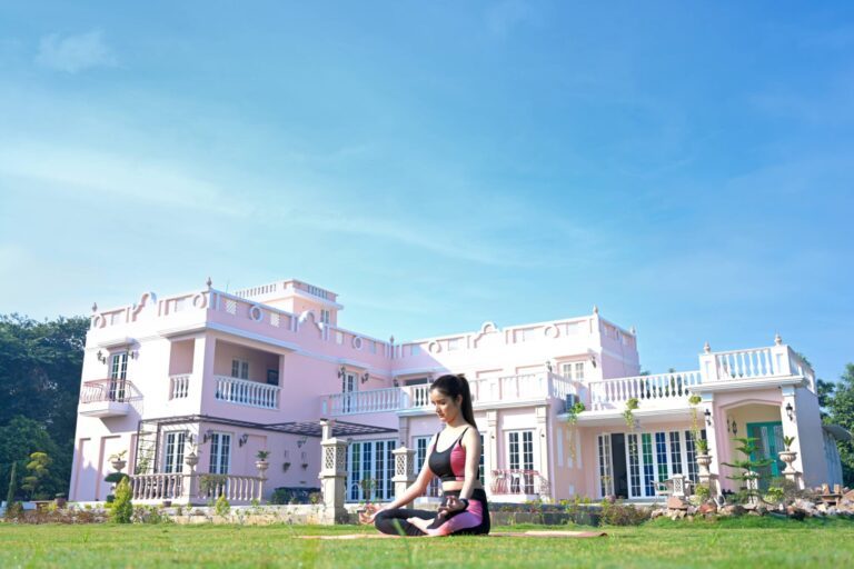 Meditating at The Kesari Bagh