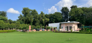 Outside view of The Kesari Bagh